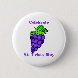 St. Urho's Tees and Gifts for Kids and Adults 2 Inch Round Button