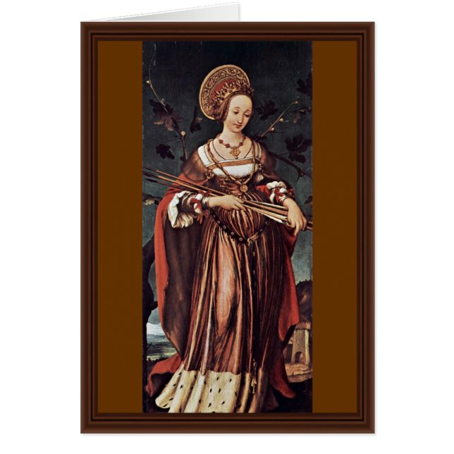 St. Ursula By Hans Holbein The Younger (Front)