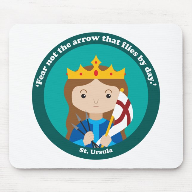 St. Ursula Mouse Pad (Front)