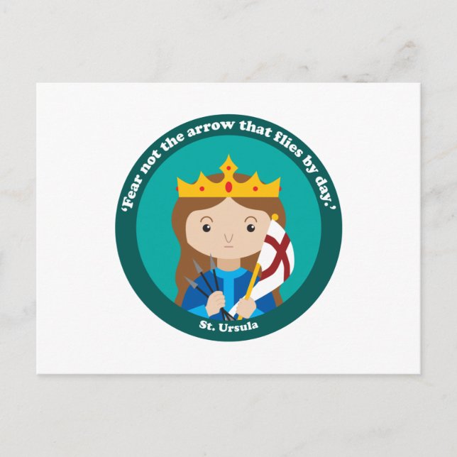 St. Ursula Postcard (Front)