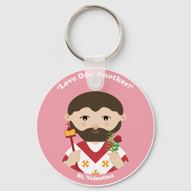 St. Valentine Keychain (Front)