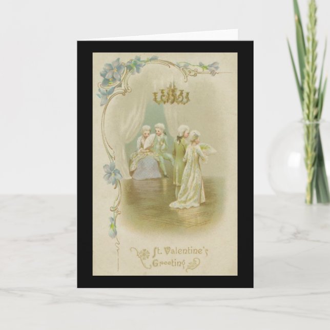 St. Valentine's Greetings Greeting Card (Front)