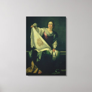 St. Veronica, 1625-30 (oil on canvas) Canvas Print