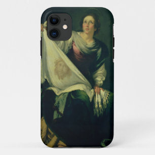 St. Veronica, 1625-30 (oil on canvas) iPhone 11 Case