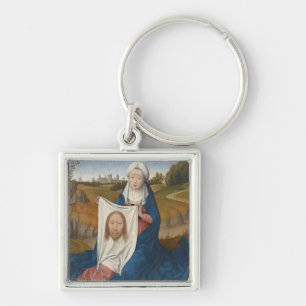 St. Veronica, c.1470-1475 (oil on panel) Keychain