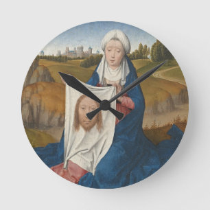 St. Veronica, c.1470-1475 (oil on panel) Round Clock