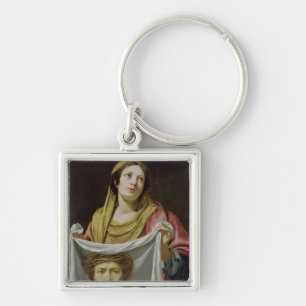 St. Veronica Holding the Holy Shroud Keychain