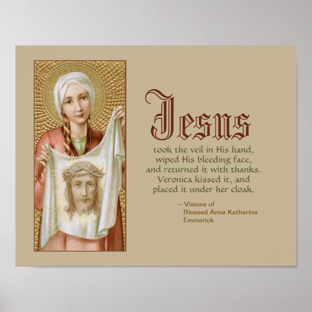 St. Veronica of Jerusalem (JM 60) Poster (Front)
