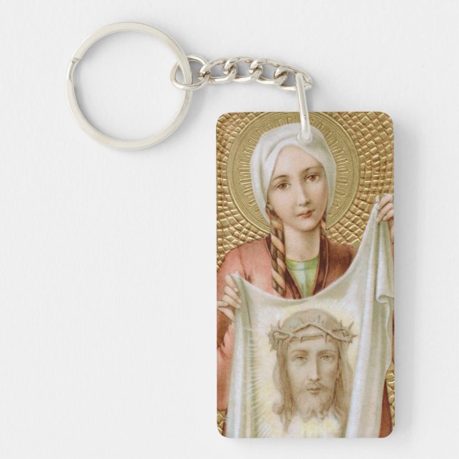 St. Veronica of Jerusalem (JM 60) Rectang Acrylic Keychain (Front)