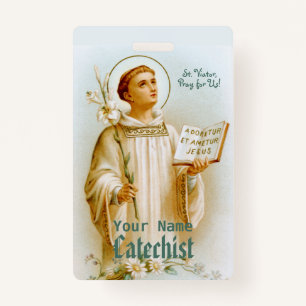 St. Viator of Lyon the Catechist (BF 02) Badge