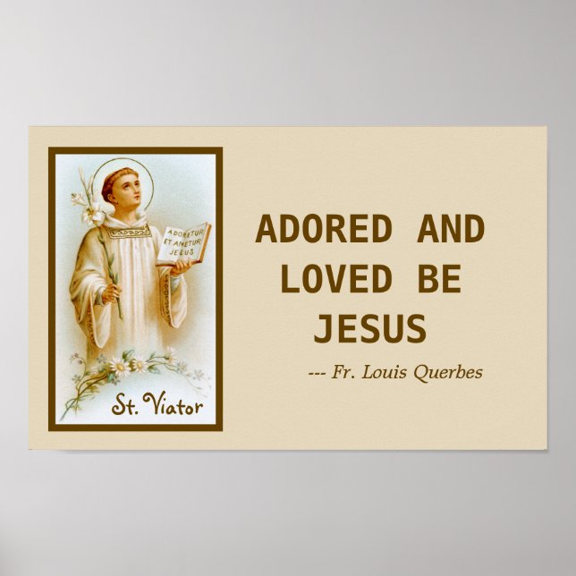 St. Viator of Lyon the Catechist (BF 02) Poster (Front)