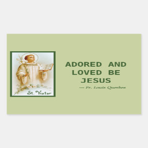 St. Viator of Lyon the Catechist (BF 02) Sticker