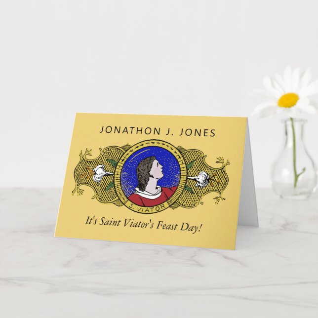 St. Viator of Lyon the Catechist (LD 001) Card (Small Plant)