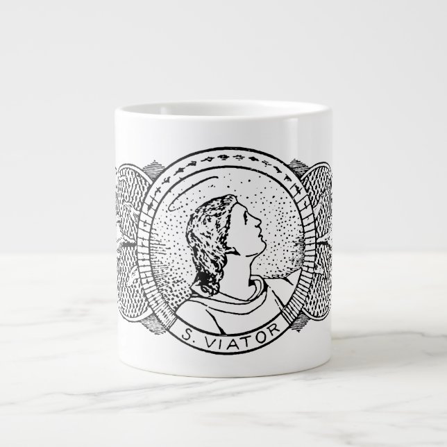 St. Viator of Lyon the Catechist (LD 001) Large Coffee Mug (Front)