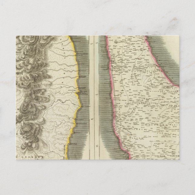 St Vincent, Barbadoes Postcard (Front)