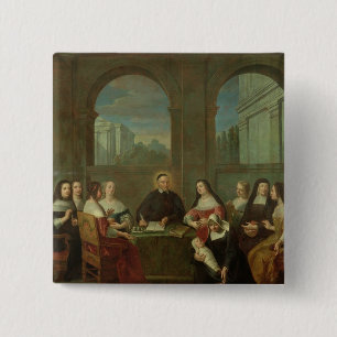 St. Vincent de Paul and the Sisters of Charity 2 Inch Square Button