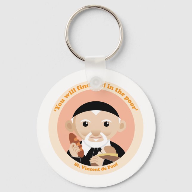 St. Vincent de Paul Keychain (Front)