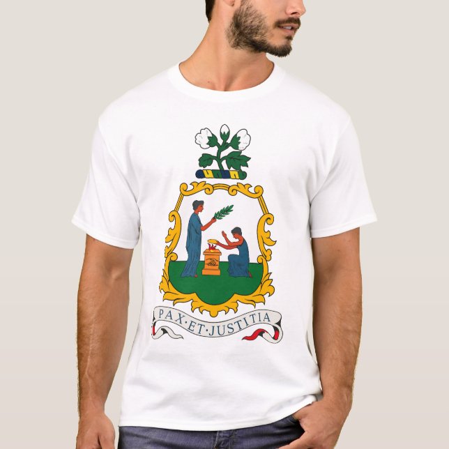 St Vincent et manteau de grenadines de T-shirt de (Devant)