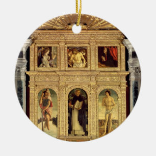 St. Vincent Ferrer Altarpiece, c.1465 (polyptych) Ceramic Ornament
