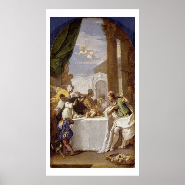 St. Vincent Ferrer performing a miracle Poster (Front)