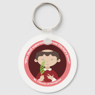 St. Vincent of Saragossa Keychain
