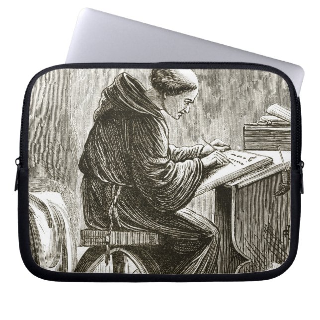 St. Vincent writing in his cell at Ferins, from 'T Laptop Sleeve (Front)