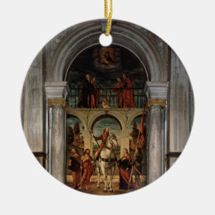 St. Vitalis and Saints Ceramic Ornament