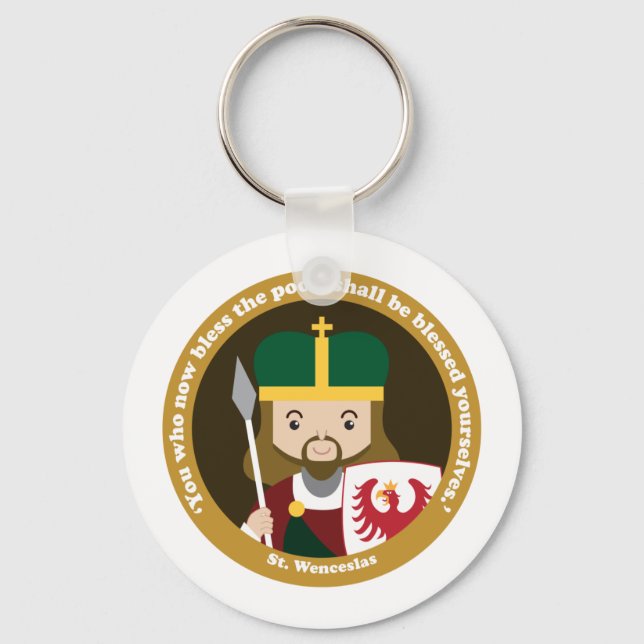 St. Wenceslas Keychain (Front)