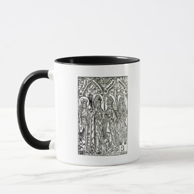 St. Wenceslaus, Adalbert,Stanislaus St. Florian Mug (Left)