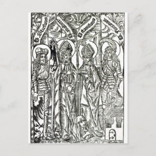 St. Wenceslaus, Adalbert,Stanislaus St. Florian Postcard