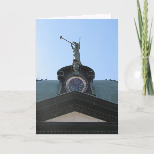 "St. Wenceslaus Trumpeter Angel" Carte de Sympathi (Devant)