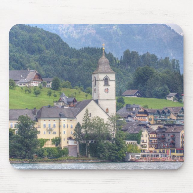 St. Wolfgang Am Wolfgangsee Mouse Pad (Front)