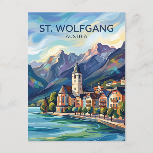 St. Wolfgang Austria Postcard (Front)