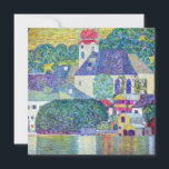 St. Wolfgang Church by Gustav Klimt, Victorian Art<br><div class="desc">Church In Unterach On The Attersee (St. Wolfgang Church) (1916) by Gustav Klimt is a vintage Victorian Era Symbolism fine art religious painting. The St. Wolfgang Church on the southern shore of the Attersee lake in the small town of Unterach in Austria. There is a reflection of the church and...</div>