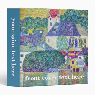 St. Wolfgang Church by Gustav Klimt, Victorian Art Binder