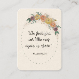 St. Zelie Martin Consolation Miscarriage Holy Card