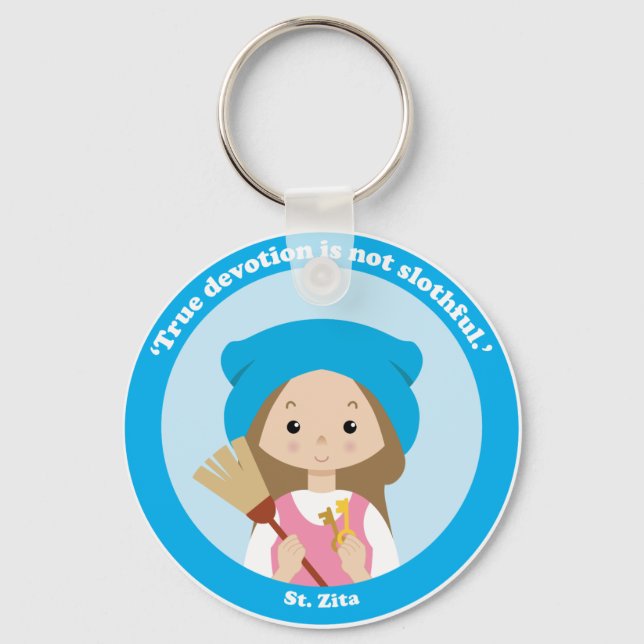 St. Zita Keychain (Front)