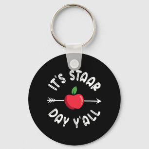 Staar Day Yall Texas Staar Test Day Keychain