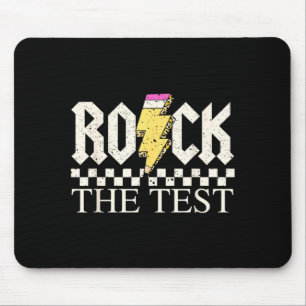 Staar State Testing Day Rock The Test ABCD Teacher Mouse Pad