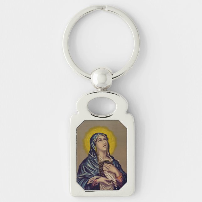 Stabat Mater Our Lady of Sorrows Keychain (Front)