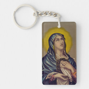 Stabat Mater Our Lady of Sorrows Keychain