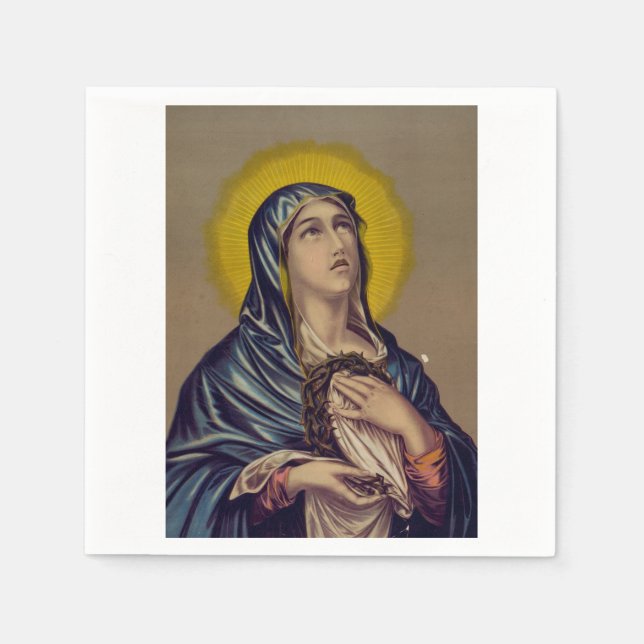 Stabat Mater Our Lady of Sorrows Napkin (Front)