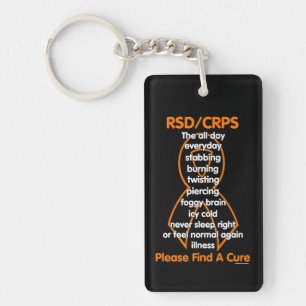 Stabbing Burning Twisting...RSD/CRPS Keychain