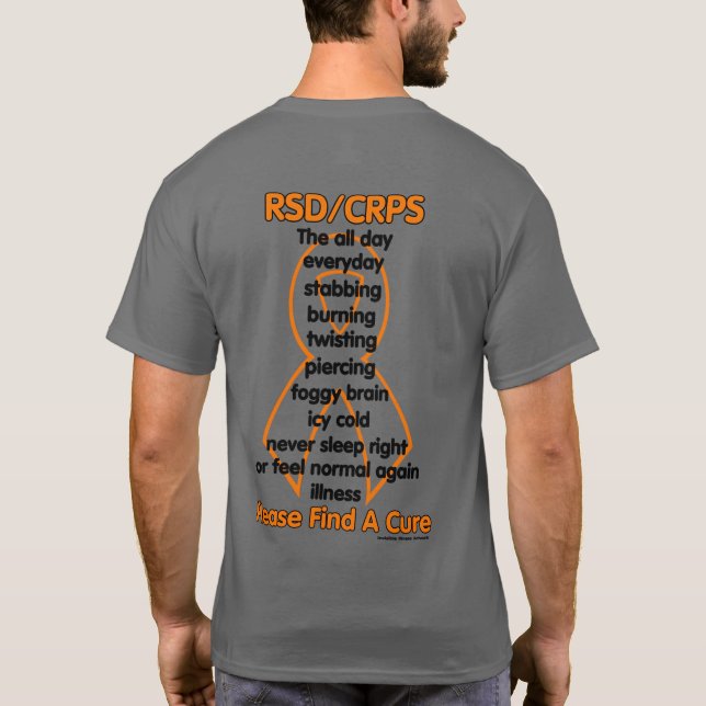 Stabbing Burning Twisting...RSD/CRPS T-Shirt (Back)