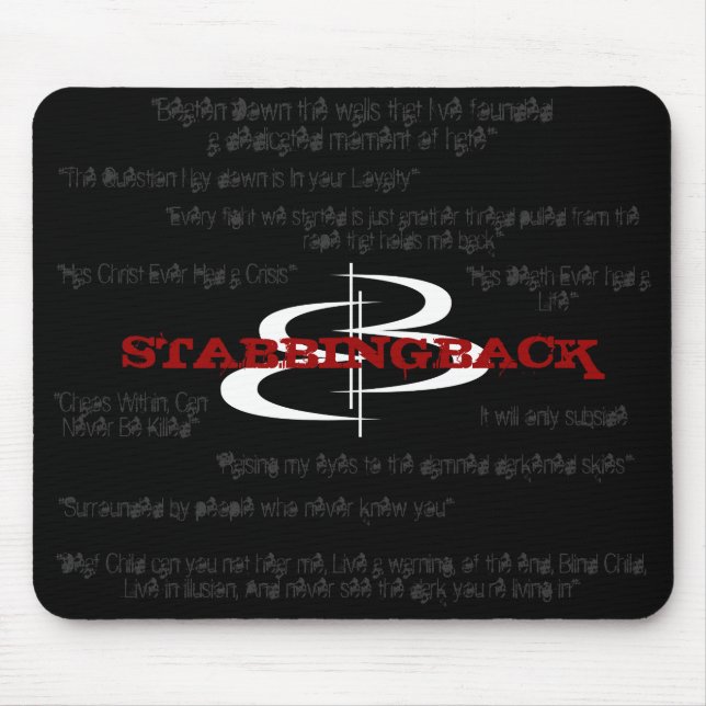Stabbingback Mouse Pad (Front)