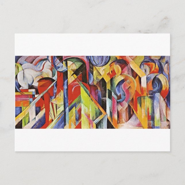 Stables by Franz Marc Postcard (Front)