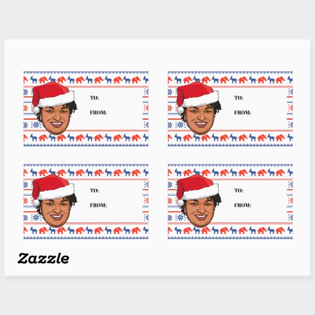 STACEY ABRAMS Christmas Sticker (Sheet)