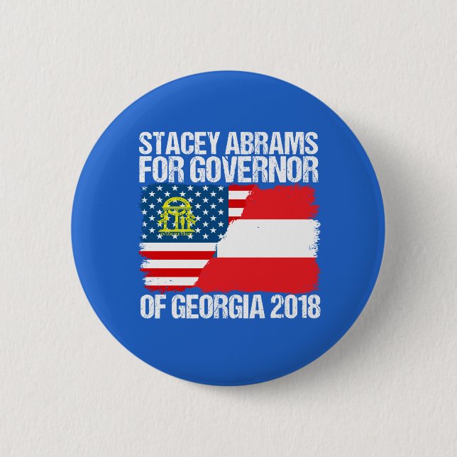 Stacey Abrams for Governor of Georgia 2018 2 Inch Round Button (Front)