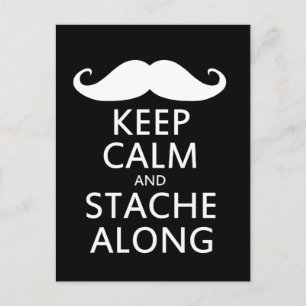 Stache Along Postcard