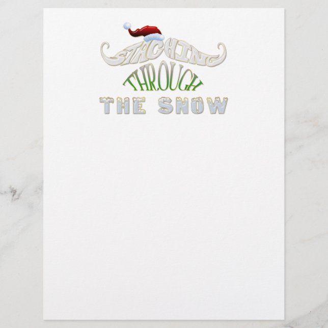 Staching Through the Snow (Front)